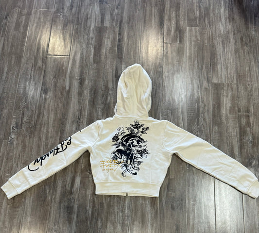 ED HARDY HOODIE (white)