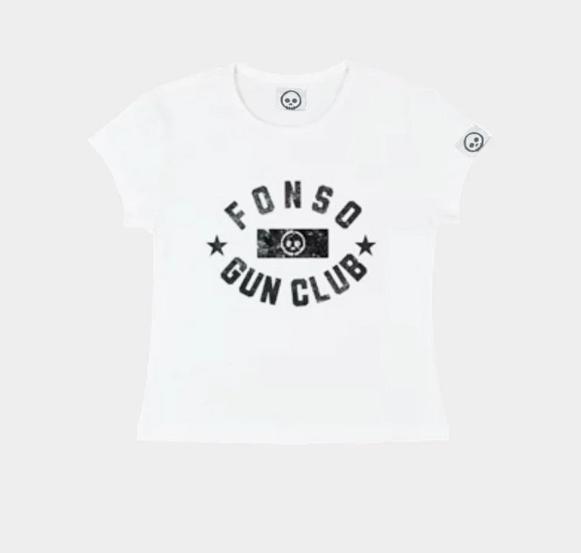 FONSO baby tee gun club (White)