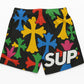 SUP Crosses Black and Multicolor