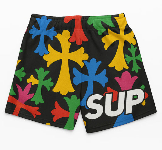 SUP Crosses Black and Multicolor