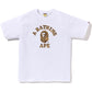 BAPE WILD LEOPARD PATTERN COLLEGE TEE