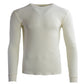 Rich Cotton Cream Slim Fit Waffle Thermal Longsleeve