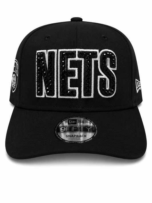 POLANCO-CAPS Brooklyn Nets Iced-Out Hat