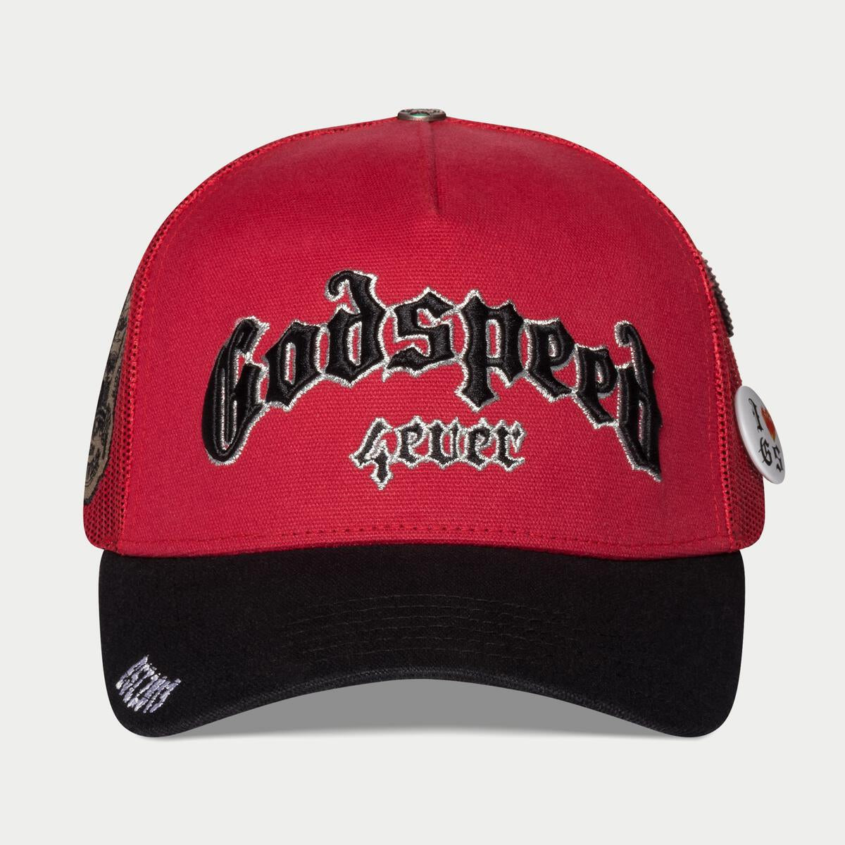 GODSPEED GS FOREVER HAT (black/red)