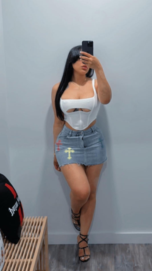 Vogue WOMEN’S White corset