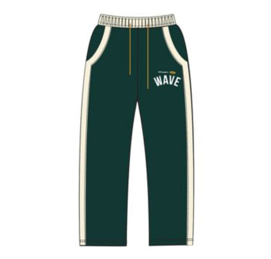MR.WAVE Distressed Wave Sweatpants (green)