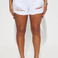 Mom Shorts - White