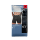 CALVIN KLEIN Microfiber Boxers (black/grey/black)