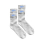 ROUGHPLAY WHITE/LIGHT BLUE SOCKS