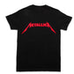 METALLICA RED LOGO T-SHIRT