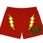 SUP Bolt Red Yellow Shorts