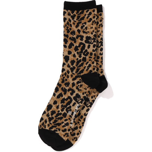 BAPE WILD LEOPARD PATTERN SOCKS