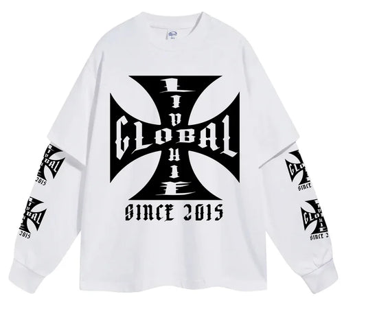 LIV HIE GLOBAL LS TEE (White)