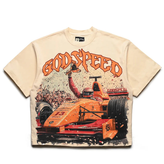 GODSPEED F1 Finish Line Tee (beige)