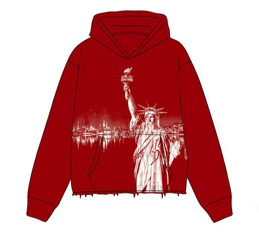 MR.WAVE Libertad Wave Hoodie (red)