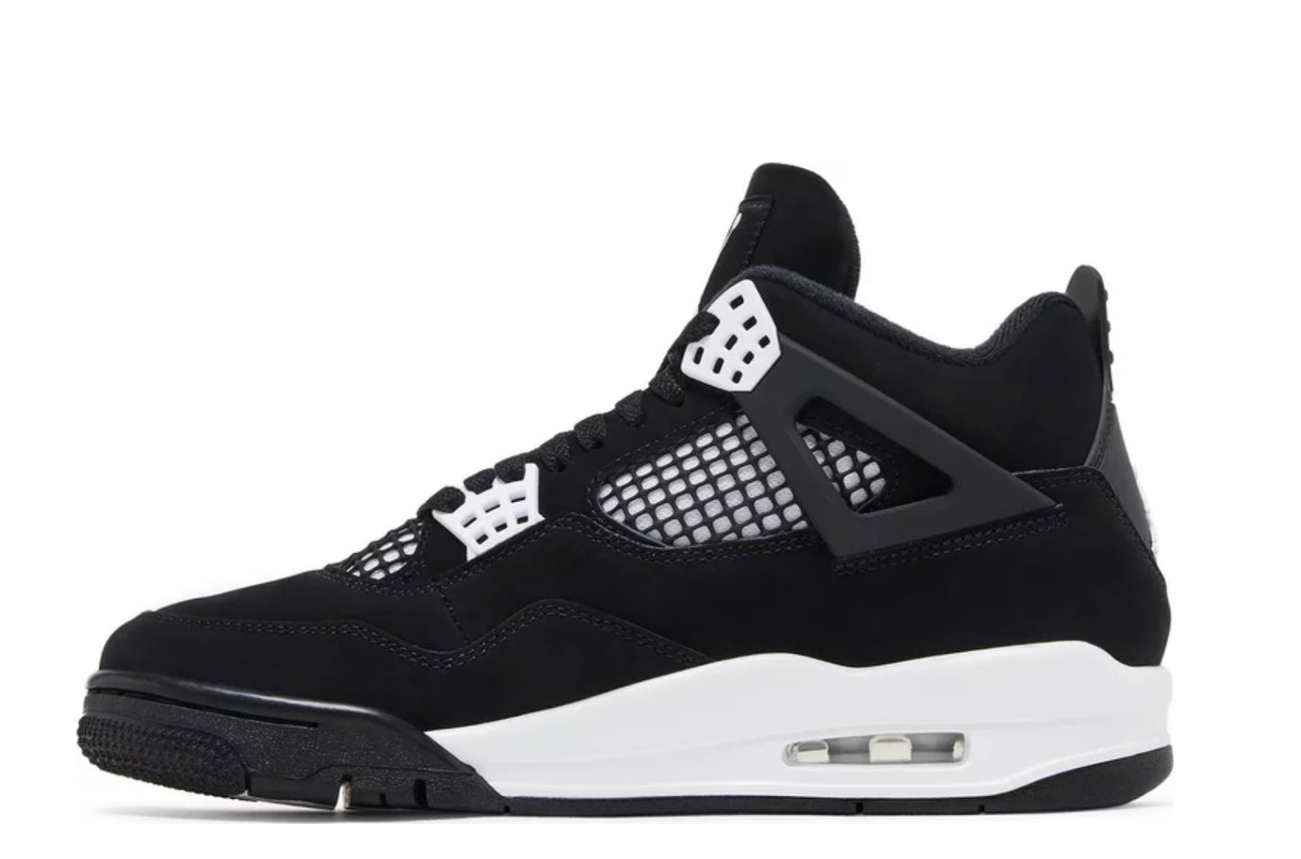 JORDAN 4 RETRO ( White/Black)