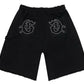 Godspeed Men's Distressed Carpenter Shorts (FLAT BLACK)