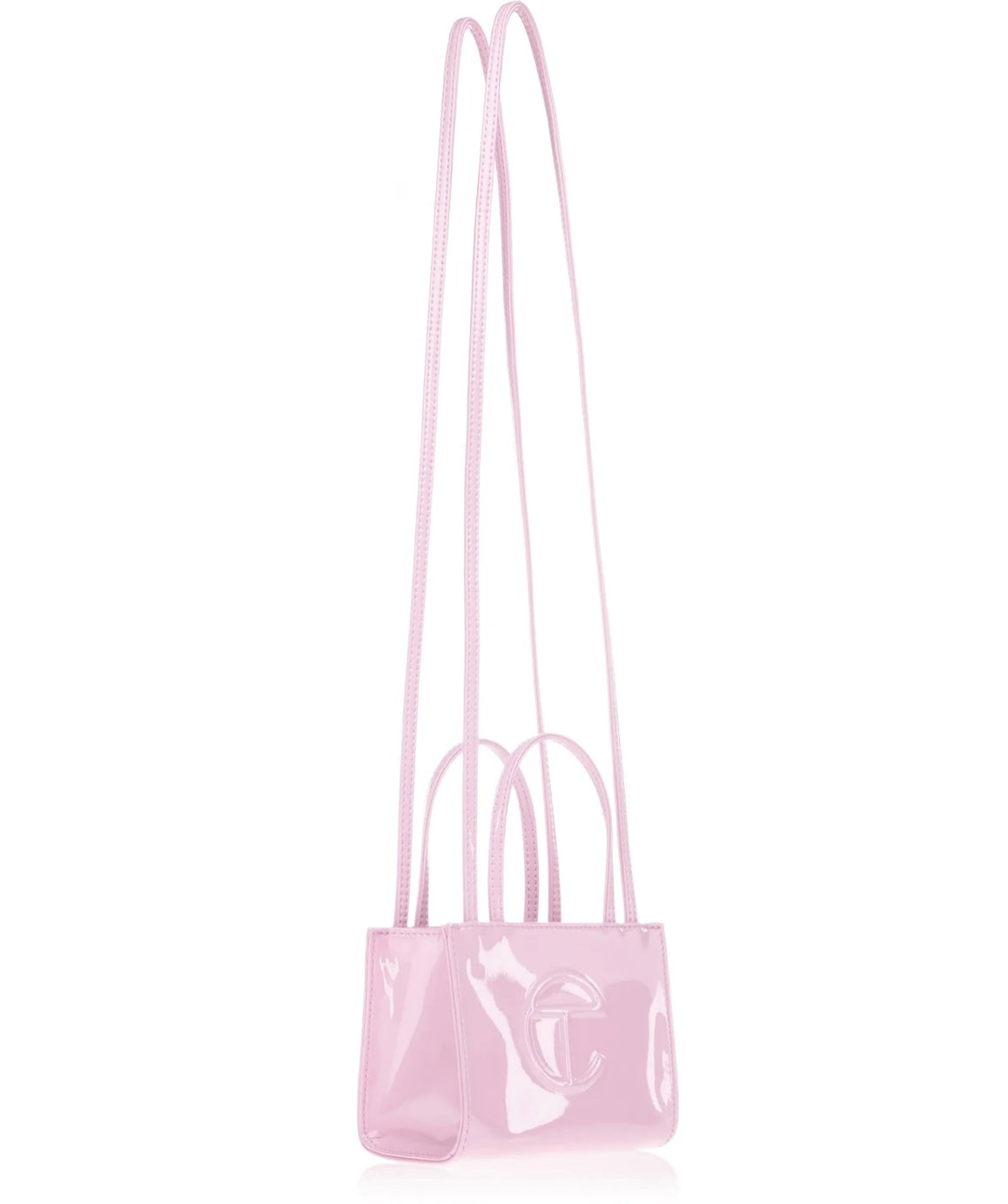 TELFAR Small Shopping Bag | Bubblegum Patent