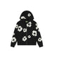 Denim Tears Cotton Wreath Zip Hoodie Black