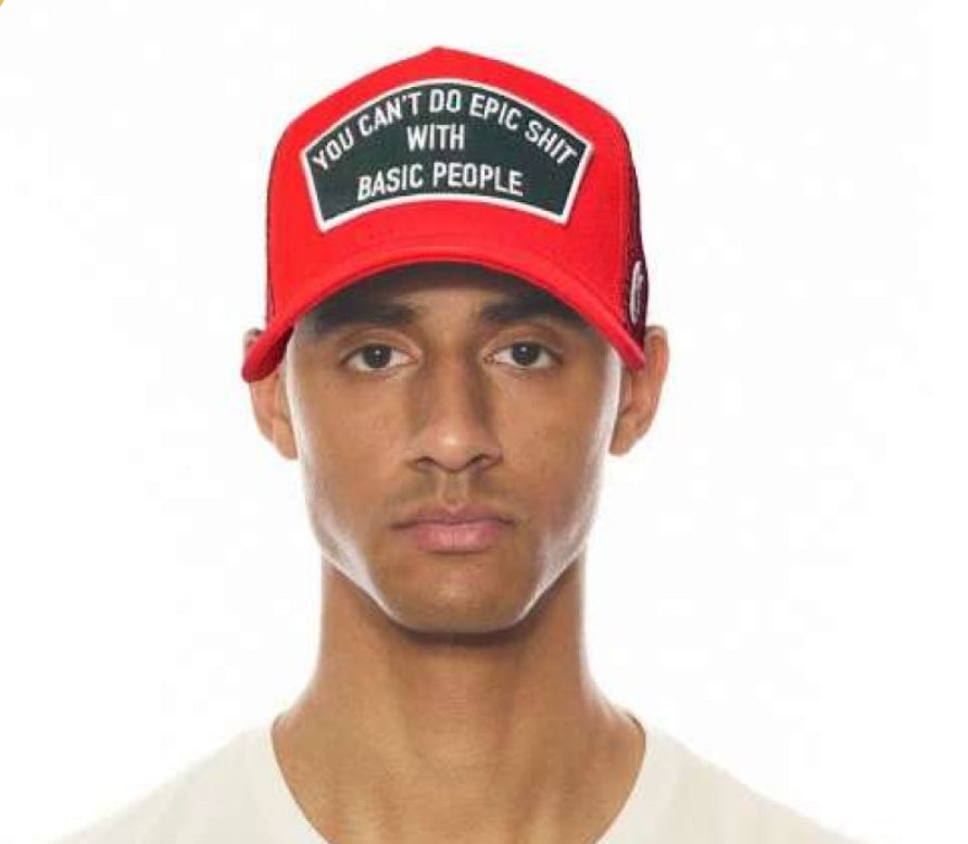 CULT EPIC SHIT MESH BACK “TRUCKER”  RED HAT