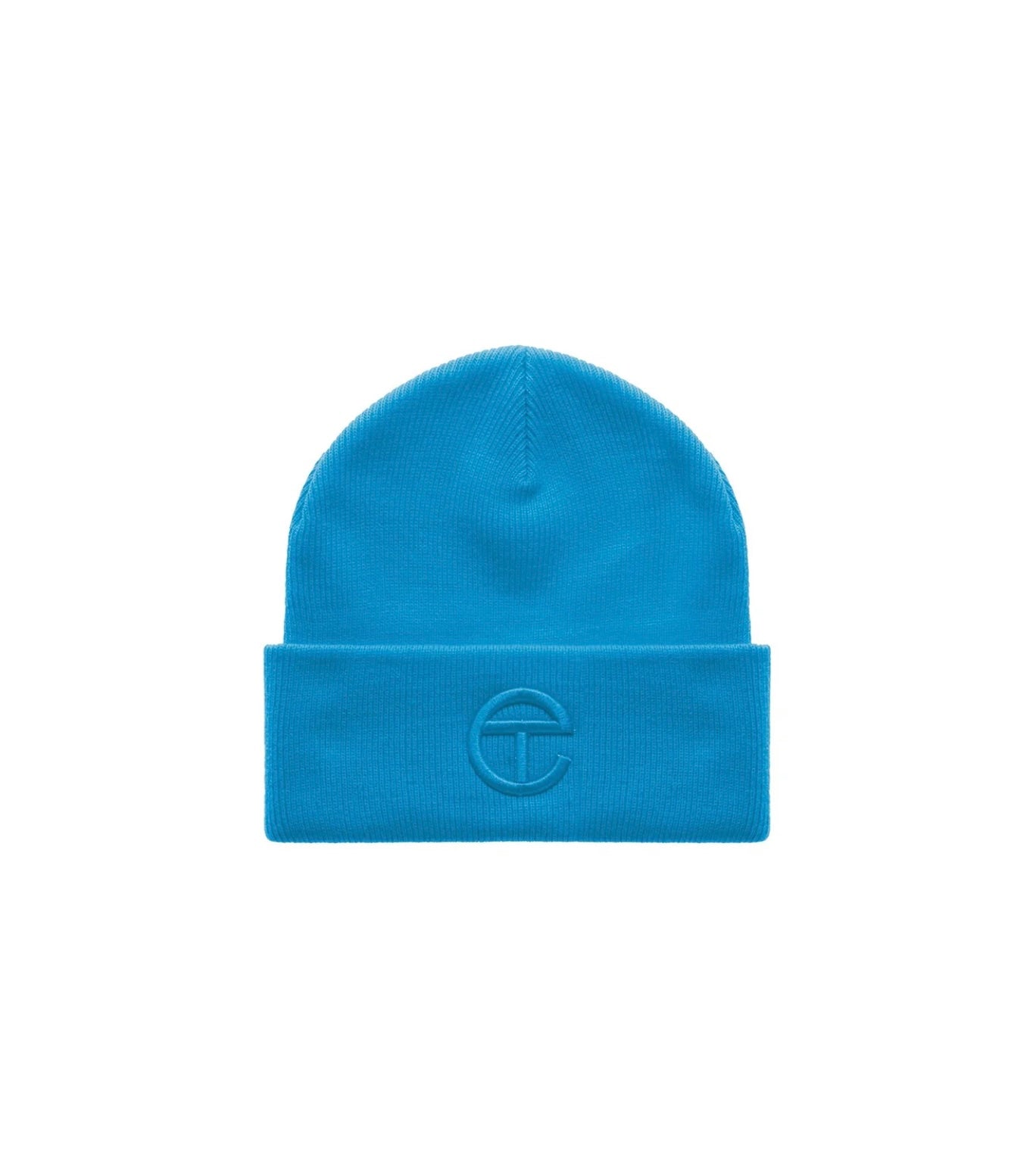 TELFAR Embroidered Beanie - Cyan