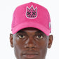 CULT CLEAN LOGO MESH BACK TRUCKER HAT (PINK)