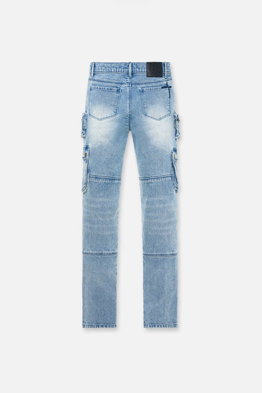 RTA SLATE CARGO SKINNY JEAN | VINTAGE INDIGO