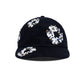 Denim Tears Rhinestone Cotton Wreath Cap Black