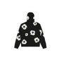 Denim Tears Cotton Wreath Zip Hoodie Black