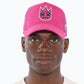 CULT CLEAN LOGO MESH BACK TRUCKER HAT (PINK)