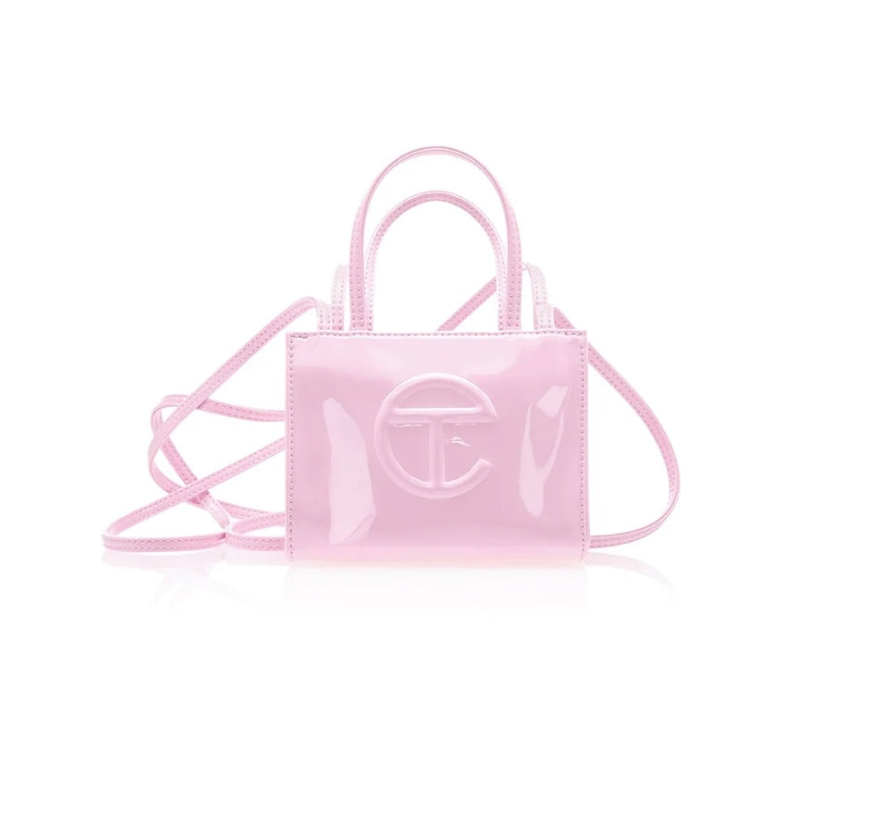 TELFAR Small Shopping Bag | Bubblegum Patent