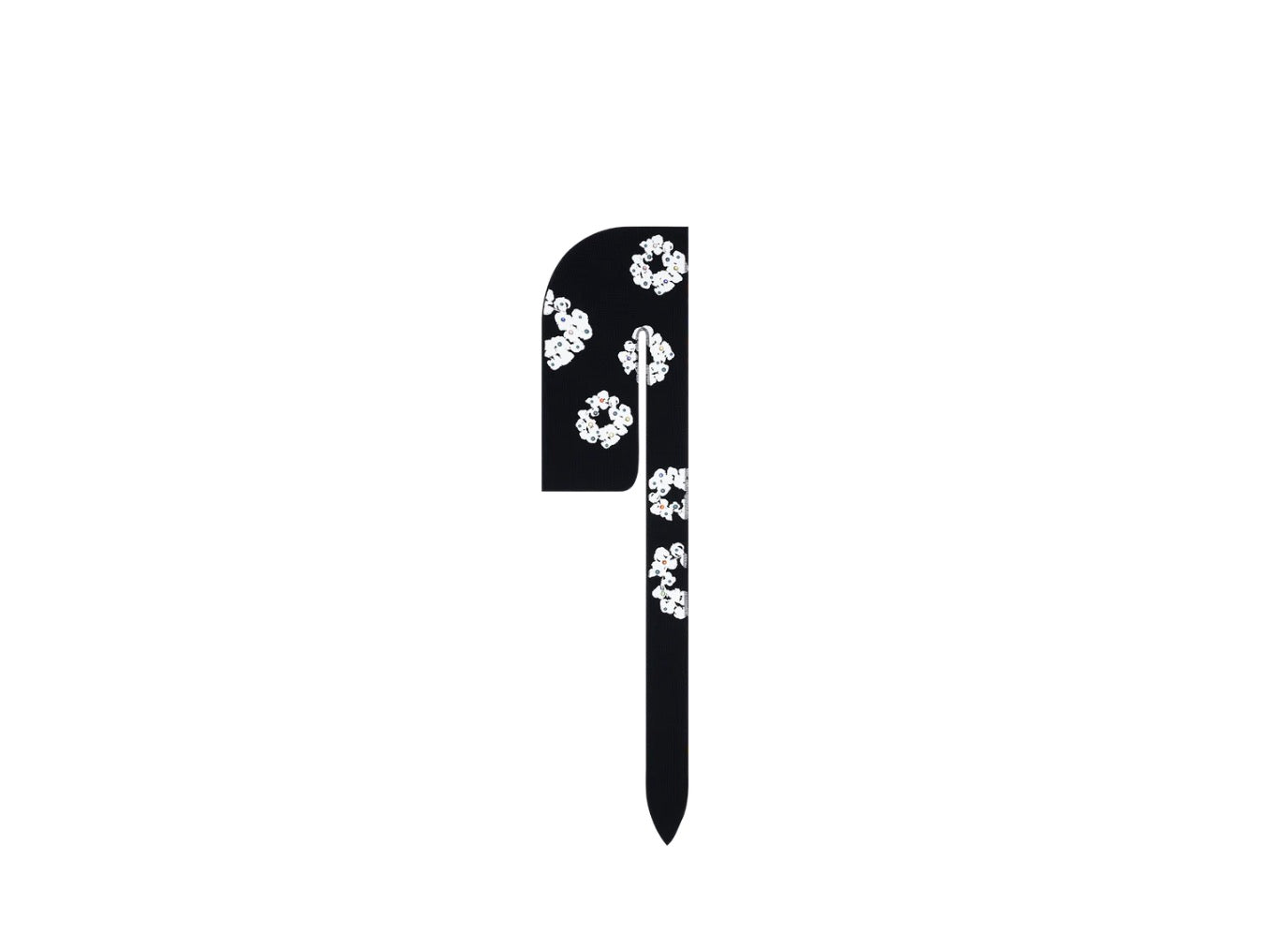 Denim Tears Rhinestone Cotton Wreath Durag Black