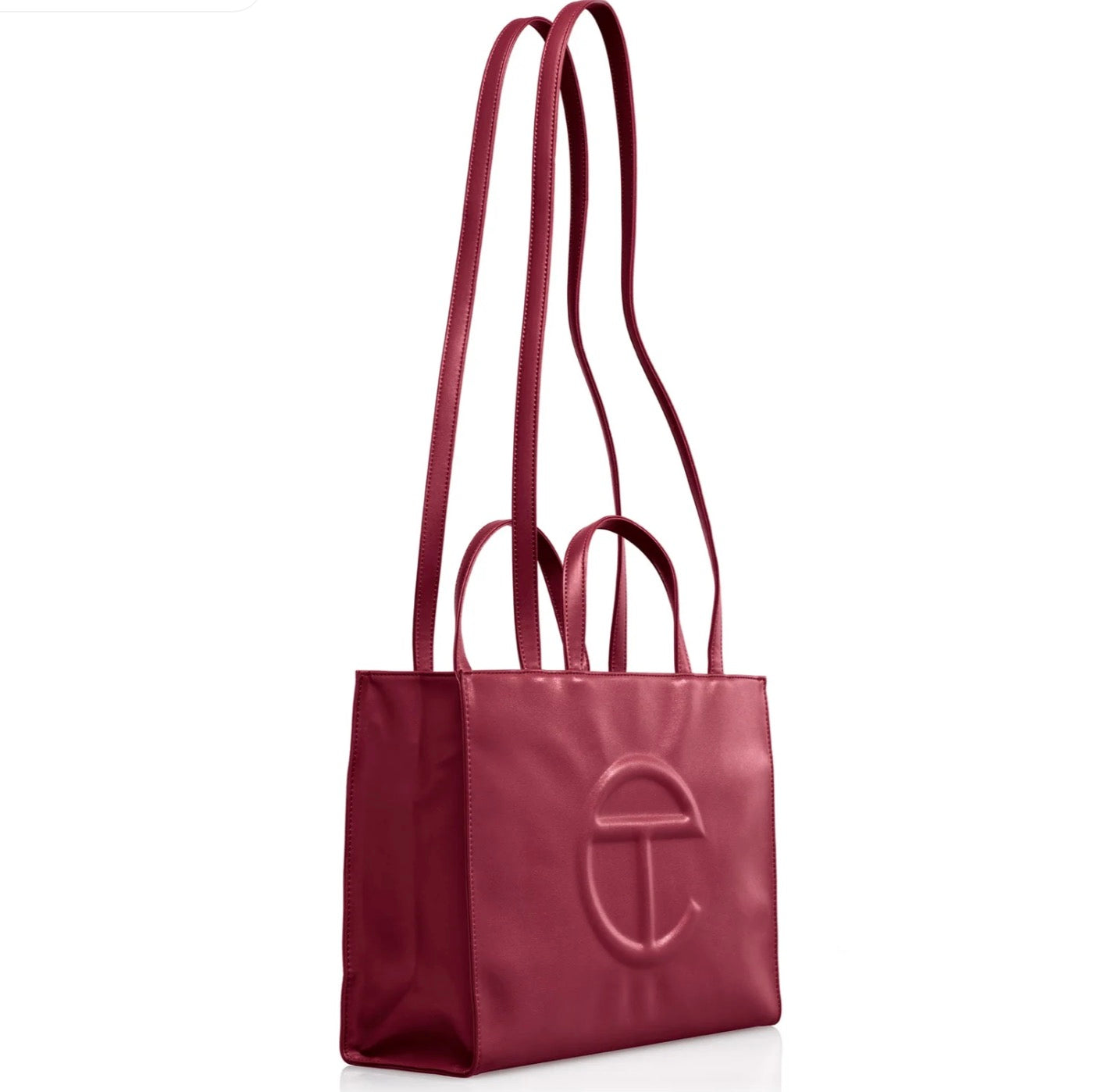 TELFAR Smedium Shopping Bag | Oxblood