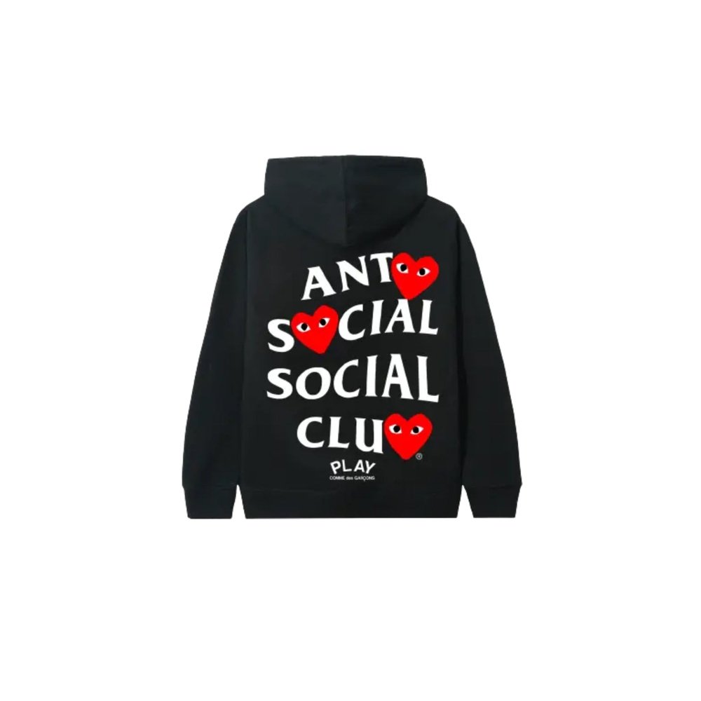 ASSC X COMME des GARCONS Black Hoodie