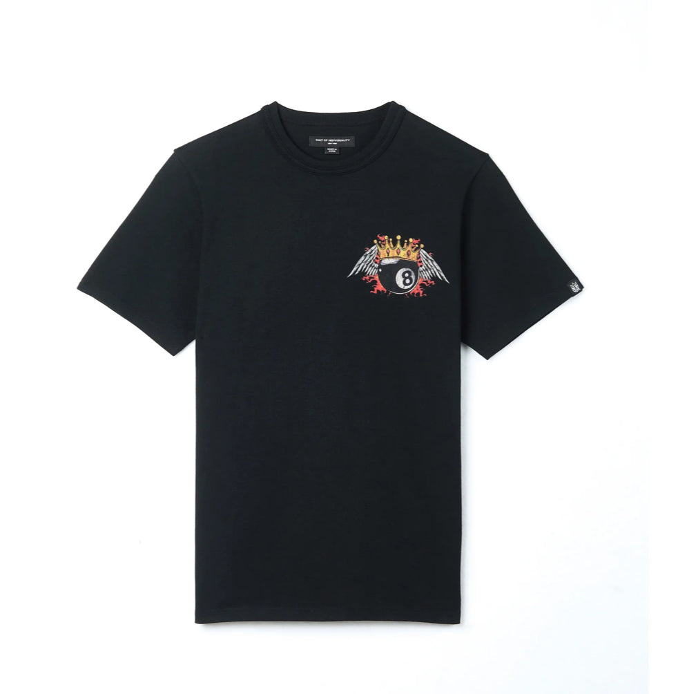 CULT SHORT SLEEVE CREW NECK TEE"
HIGH ROLLERS CLUB"