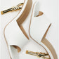 Vogue WOMEN’S HEELS/ KNOT YOURS NOVELTY MULES (WHITE)