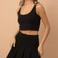 Vogue WOMEN’S PONTE TENNIS SET BLACK