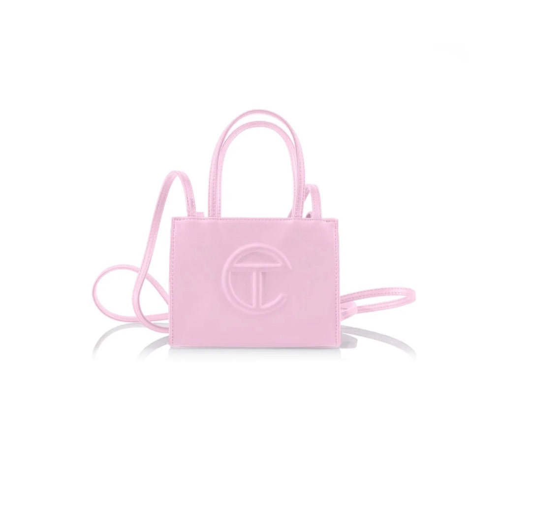 TELFAR Small Shopping Bag | Bubblegum Patent