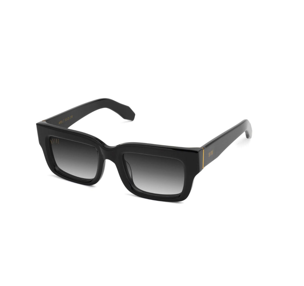 9FIVE Apex Black & 24K Gold - Gradient Sunglasses