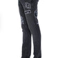 Ksubi JEANS Van Winkle Roadhouse Black Patched