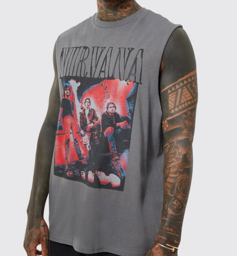 OVERSIZED NIRVANA LICENSE TANK