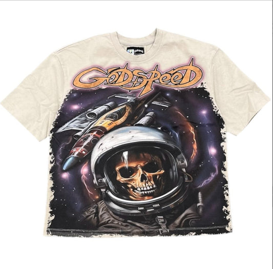 Godspeed Space Traveler Tee (Stone Wash)