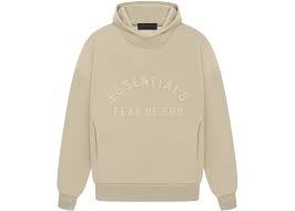 ESSENTIALS TAN HOODIE