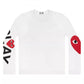 CDG White Long-Sleeve