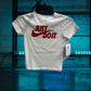 BOYS WHITE “RED JUST DO IT” TEE