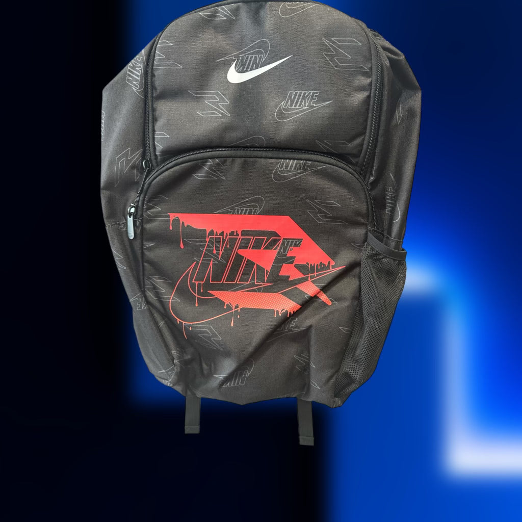 3Brand Russell Wilson Nike Laptop Backpack, O/S, Black/Red