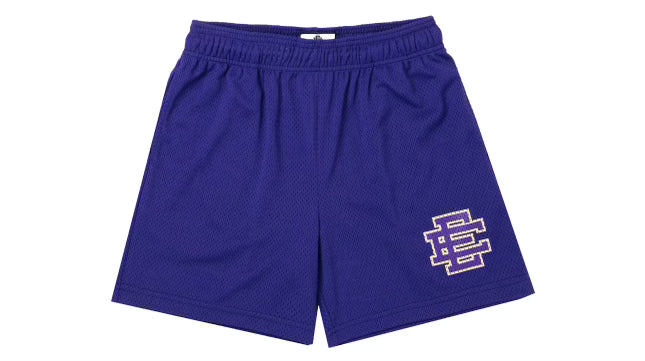 Eric Emanuel Purple/Cream Shorts