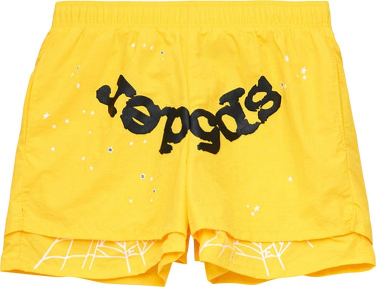 Sp5der Logo Short Yellow