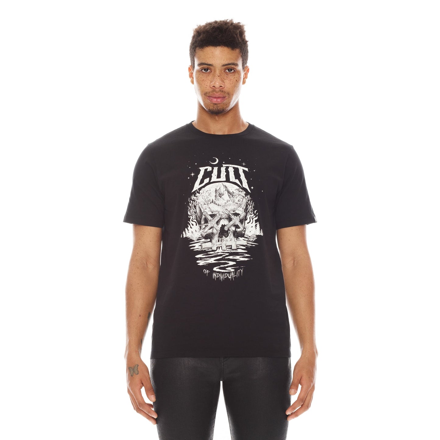 Cult “Campsite” Black T-Shirt