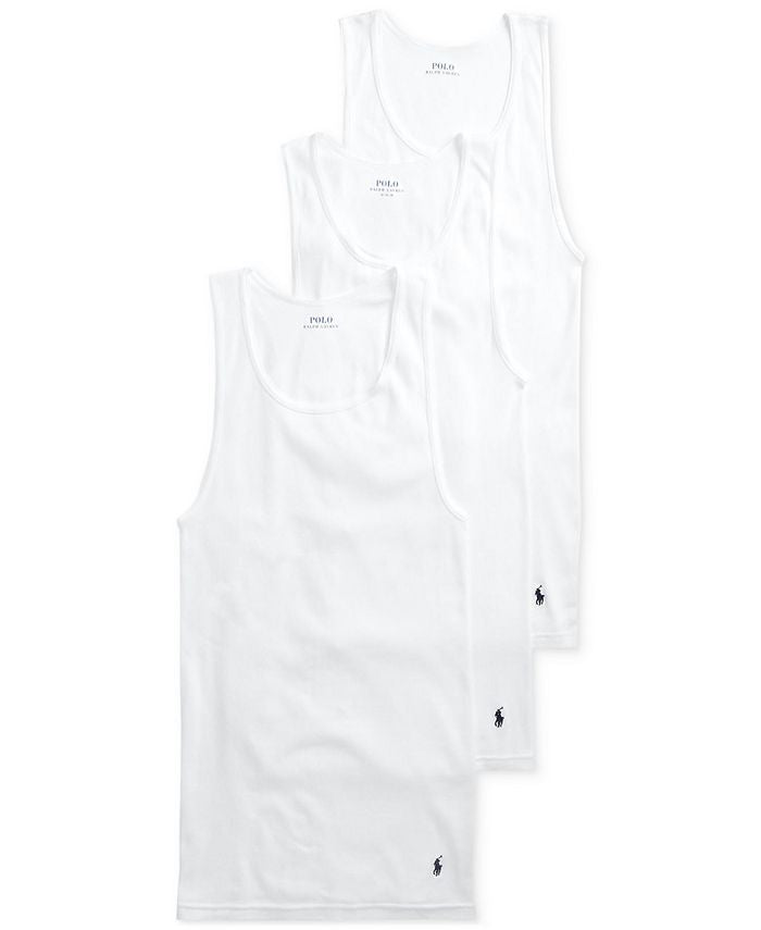 Polo Tank Tops (White)